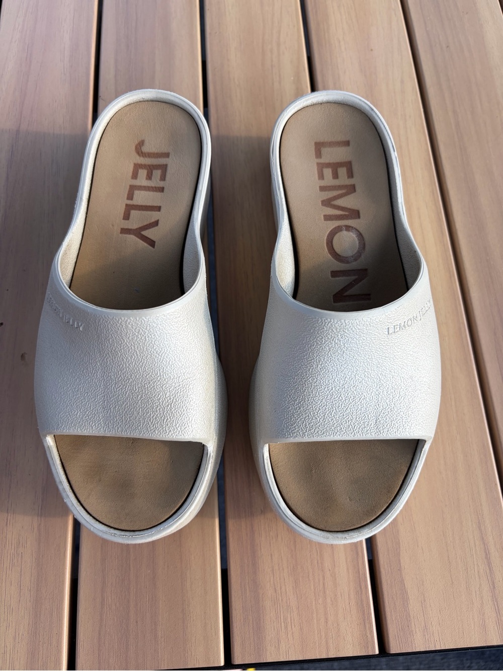 Lemon Jelly Slide Sandals - 37